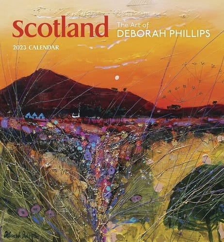 Scotland: The Art of Deborah Phillips 2023 Wall Calendar