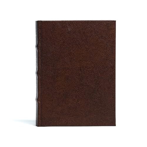 CSB Spurgeon Study Bible, Brown Bonded Leather Over Board