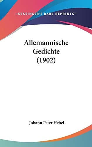 Allemannische Gedichte (1902)