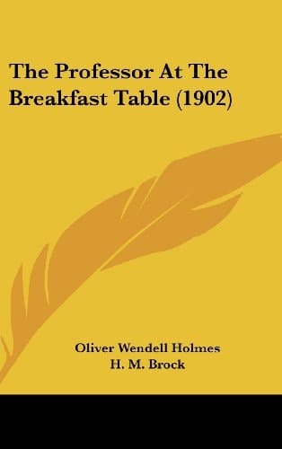 The Professor at the Breakfast Table (1902)