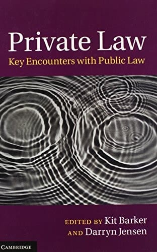 Private Law Key Encounters with Public Law