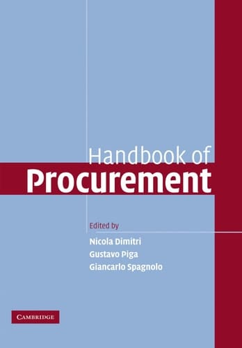 Handbook of Procurement