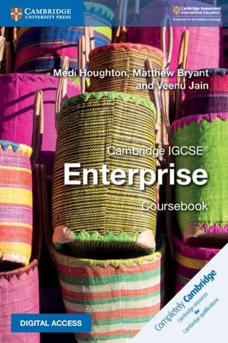 Cambridge IGCSE® Enterprise Coursebook with Digital Access (2 Years) (Cambridge International IGCSE)