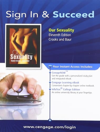 Bundle: Cengage Advantage Books: Our Sexuality, 11th + CengageNOW with eBook, InfoTrac Printed Access Card