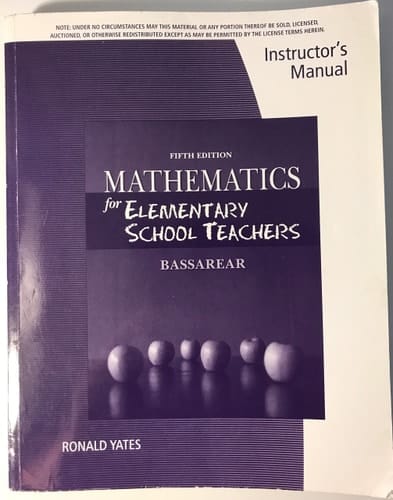 Im Math F Elem Sch Teach 5e