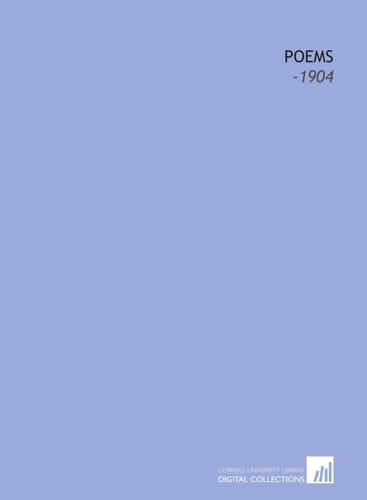 Poems: -1904
