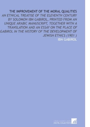 The Improvement of the Moral Qualities