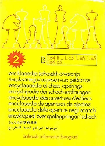 Encyclopedia of Chess Openings B II (Vol. 2)