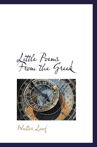 Little Poems From the Greek
