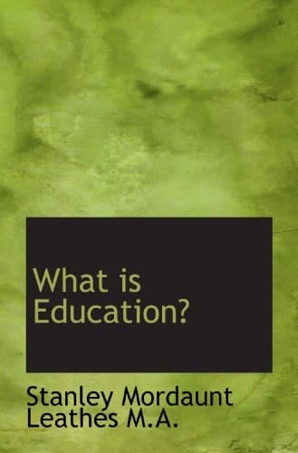 What is Education?
