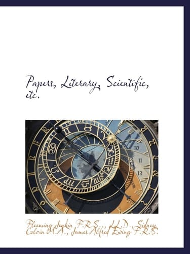 Papers, Literary, Scientific, etc.