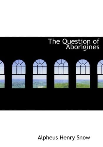 The Question of Aborigines