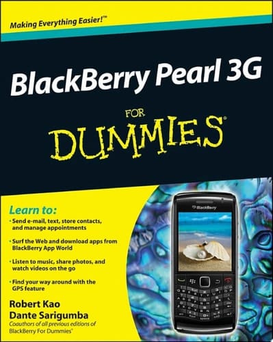 BlackBerry Pearl 3G For Dummies
