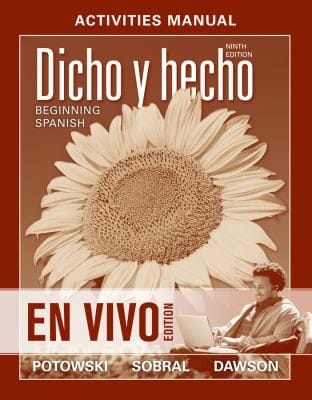 Dicho En Vivo Beginning Spanish Activities Manual
