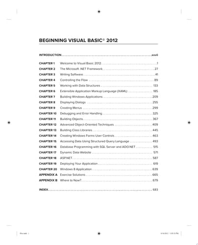 Beginning Visual Basic 2012