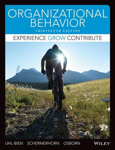 Organizational Behavior, Binder Ready Version with WileyPLUS Card