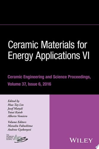 Ceramic Materials for Energy Applications VI, Volume 37, Issue 6