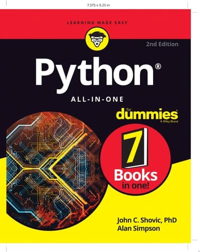 Python All-in-One For Dummies