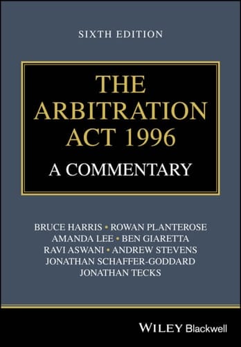 The Arbitration Act 1996