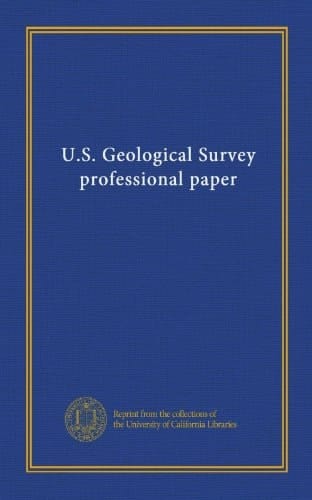 U.S. Geological Survey professional paper