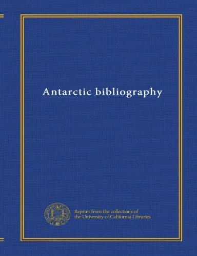 Antarctic bibliography