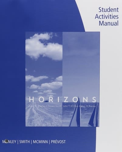 Bundle: Cengage Advantage: Horizons, 5th + SAM Answer Key with Audio Script + Student Activities Manual + Premium Web Site Printed Access Card