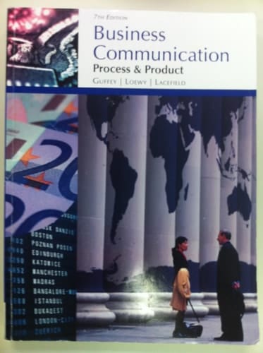Business Communications: Process & Product (california edition, 1)
