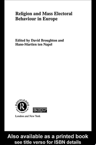 Religion and Mass Electoral Behaviour in Europe