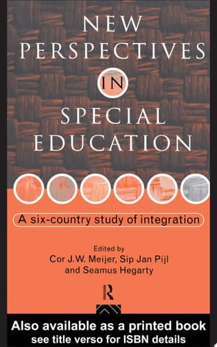 New Perspectives in Special Education A Six-country Study of Integration