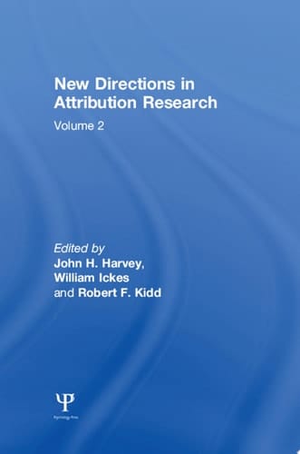 New Directions in Attribution Research Volume 2
