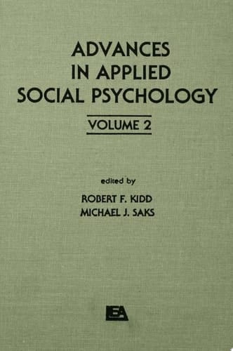 Advances in Applied Social Psychology Volume 2