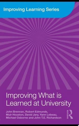 Improving What is Learned at University An Exploration of the Social and Organisational Diversity of University Education