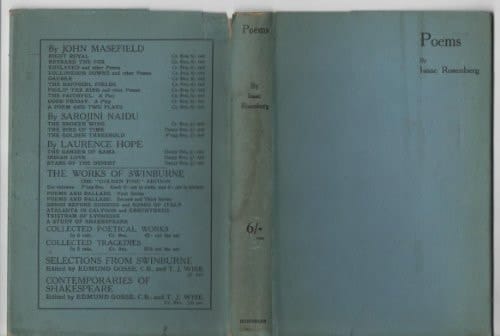Poems By Isaac Rosenberg