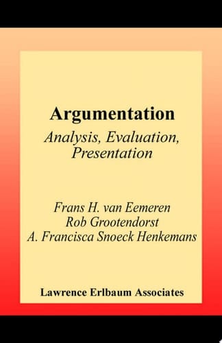 Argumentation Analysis, Evaluation, Presentation