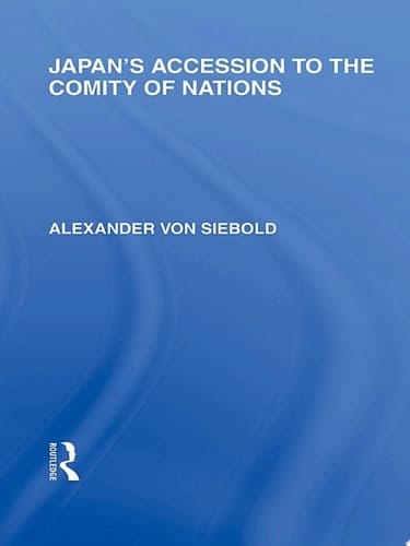 Japan's Accession to the Comity of Nations