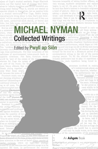 Michael Nyman: Collected Writings