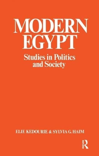 Modern Egypt Studies in Politics and Society