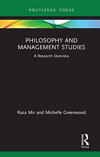 Philosophy and Management Studies A Research Overview