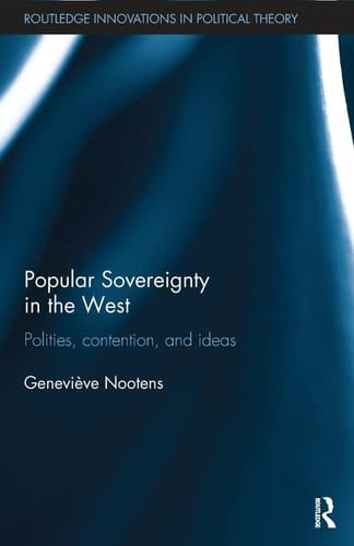 Popular Sovereignty in the West Polities, Contention, and Ideas