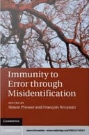 Immunity to Error Through Misidentification New Essays