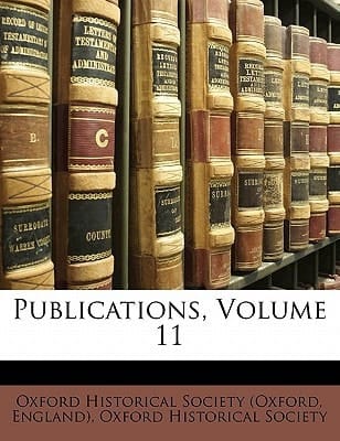 Publications, Volume 11