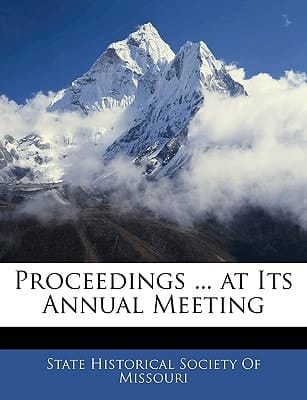 Proceedings ... at Its Annual Meeting