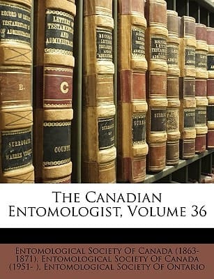 The Canadian Entomologist, Volume 36
