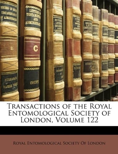 Transactions of the Royal Entomological Society of London, Volume 122