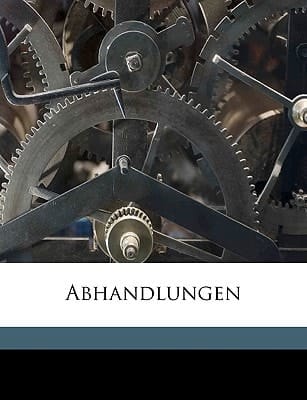 Abhandlungen Volume abh.11 (German Edition)