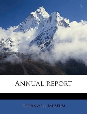 Annual report Volume 1917