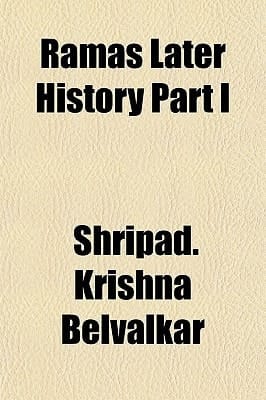 Ramas Later History Part I