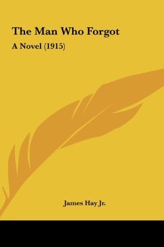 The Man Who Forgot: A Novel (1915)