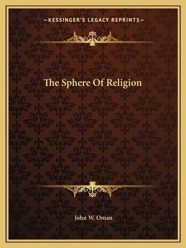 The Sphere Of Religion