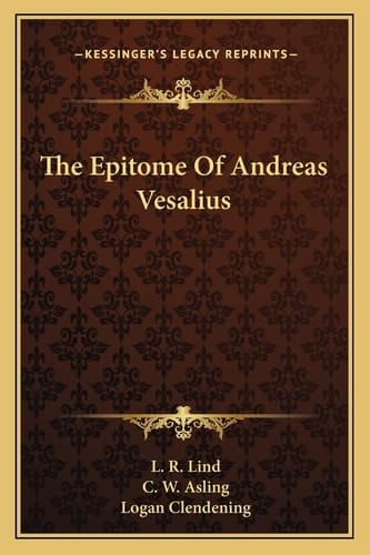 The Epitome Of Andreas Vesalius